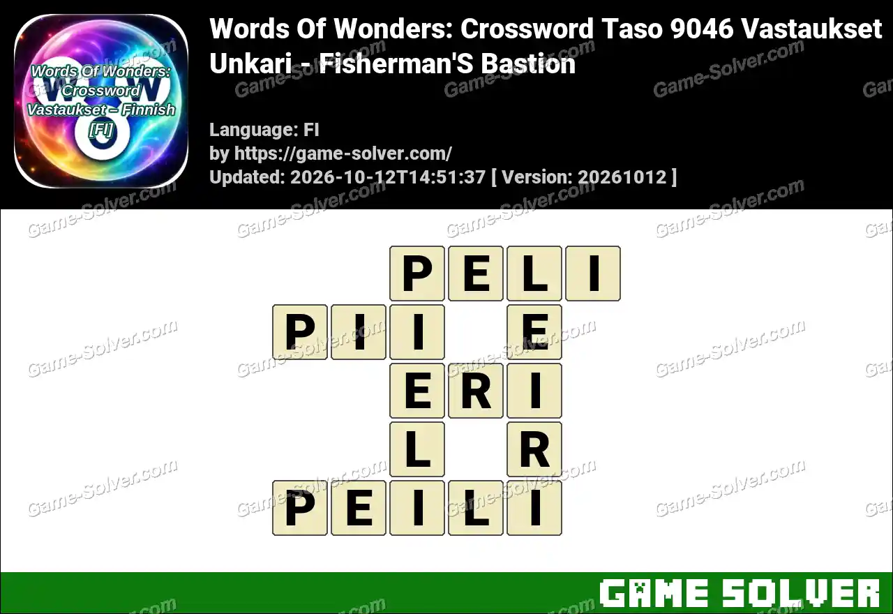Words Of Wonders: Crossword Taso 9046 Vastaukset – Unkari – Fisherman’S Bastion